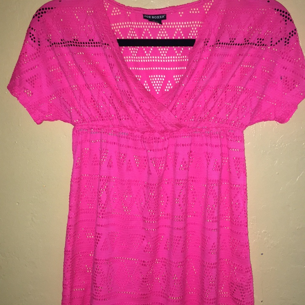 HOT PINK BEACH TOP!! 🏝